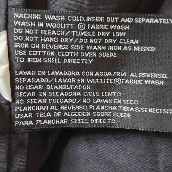 Black Washable Suede Blazer Jacket Womens Medium Single Button St Johns Bay - Picture 10 of 10